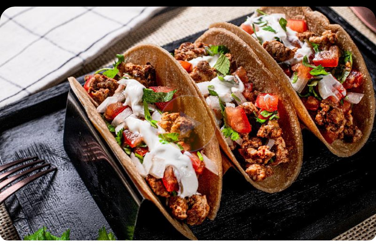 Chicken "Chorizo" Tacos
